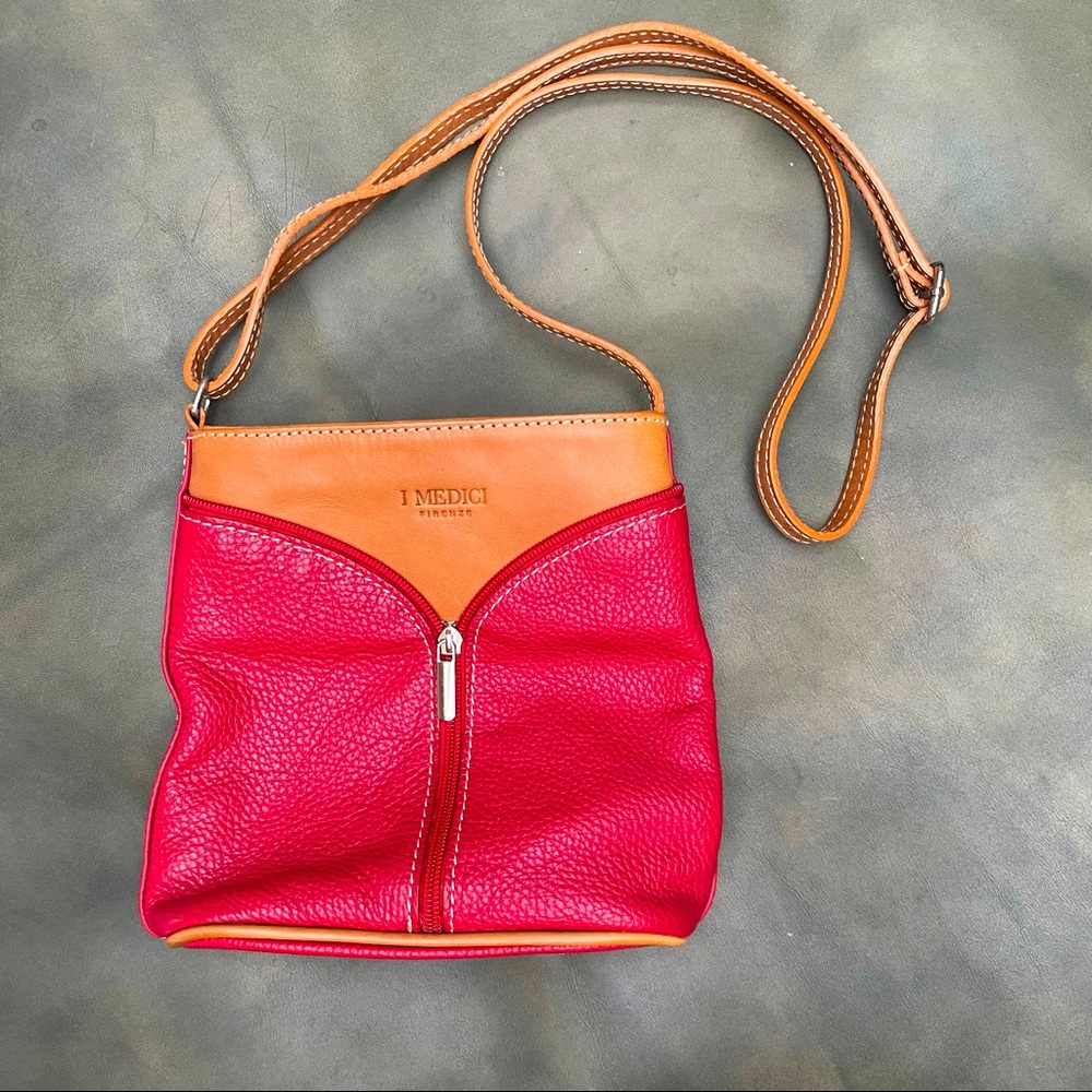 I Medici Firenze Crossbody Italian Learher Purse Never Worn